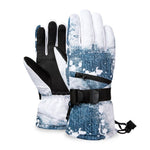 Thermal Ski Gloves Men Women Winter Fleece Waterproof Warm Child Snowboard Snow Gloves 3 Fingers Touch Screen for Skiing Riding