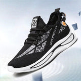 Lightweight Men Sneakers Fashion Men Casual Shoes Breathable Men Shoes Walking Sneakers Men's Tennis Mens Designer Shoes Sz 44