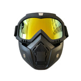 Unisex Ski Snowboard Mask Snowmobile Skiing Goggles Windproof Motocross Protective Glasses Safety Goggles with Mouth Filter