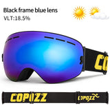 COPOZZ Brand Ski Goggles Men Women Snowboard Goggles Glasses For Skiing UV400 Protection Skiing Snow Glasses Anti-Fog Ski Mask