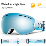 COPOZZ Brand Ski Goggles Men Women Snowboard Goggles Glasses For Skiing UV400 Protection Skiing Snow Glasses Anti-Fog Ski Mask